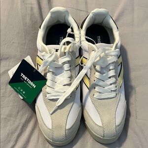 Tretorn women’s White and Yellow Sneakers